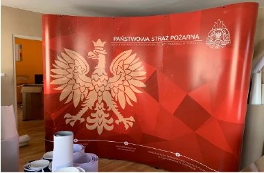 Ścianka reklamowa POP UP 3x4 łukowa